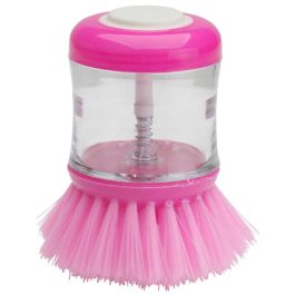 Je cherche une Idee Cepillo Limpia Vajilla con Depósito Rellenable y Botón Dispensador para Cocina