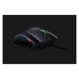 Razer Mamba Elite - Ratón Gaming Óptico Ergonómico para Diestros, 16000 DPI, 9 Botones Programables, Cable USB 2.1m, Negro