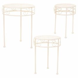 Soporte para Maceta Alexandra House Living Blanco Metal Hierro 30 x 120 x 30 cm