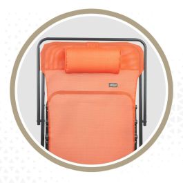 Tumbona reclinable Aktive Naranja 53 x 87 x 78 cm (4 Unidades) Tumbona reclinable Aktive Naranja 53 x 87 x 78 cm (4 Unidades)
