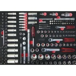 KS Tools Módulo de llaves de vaso y accesorios 711.1011 1/4'' - 3/8'' - 1/2'', 175 piezas Precio: 360.68999989. SKU: B1GTRQTAXE