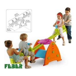 Feber Balancín Sube y Baja See Saw 2x2 para 4 niños, 60x234x97 cm, Edad 3-8 años Feber Balancín Sube y Baja See Saw 2x2 para 4 niños, 60x234x97 cm, Edad 3-8 años