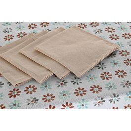 DKD Home Decor Mantel de Algodón Urban Azul Celeste Gris 250x150 cm Set de 9 (2 Unidades) para 160 personas