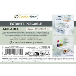 Confortime Estante Plegable 38.5 x 23.5 x 19 cm (24 Unidades)
