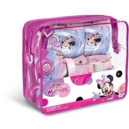 Mondo MON8001011287017 Patines Minnie con Protecciones Ajustables para Niñas – Peso Máximo 20 kg