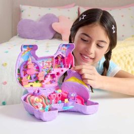 Mattel Cofre para Mini Muñecas Polly Pocket Gatito Piñata Partyland con 23 Accesorios Sorpresa Mattel Cofre para Mini Muñecas Polly Pocket Gatito Piñata Partyland con 23 Accesorios Sorpresa