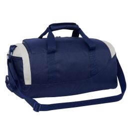 Bolsa de Deporte Benetton Varsity Gris Azul marino 50 x 25 x 25 cm