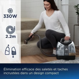 Bissell 3724n Spot Clean Plus Máquina Limpiadora de Manchas Portátil - Separa, Limpia y Aspira