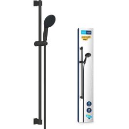 Set de ducha con rociador de 2 chorros, barra de 90 cm y flexo - GROHE Vitalio Start 110 269542431 - Ahorro de agua - Negro mate