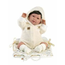 Llorens Muñeca Mimi Llorona 42cm, Cuerpo de Tela, con Saquito y Sonidos. Incluye Pilas LR44. Recomendada +3 Años Llorens Muñeca Mimi Llorona 42cm, Cuerpo de Tela, con Saquito y Sonidos. Incluye Pilas LR44. Recomendada +3 Años