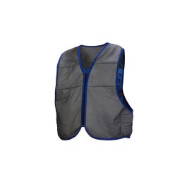 Pyramex CV100 Chaleco Refrescante Reutilizable Antimicrobiano con Cremallera, Paneles PVA Evaporativos, Exterior Poliéster, Gris, Talla M-XL Precio: 49.50000011. SKU: B18BLDD3CD