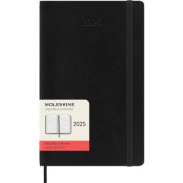 Agenda 2025 Tapa Blanda 12 Meses Diaria L (13 X 21 Cm) Negra Moleskine DSB12DC3Y25