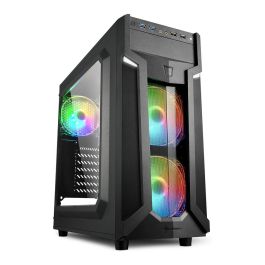 Sharkoon VG6-W RGB Midi Tower Negro con Ventana Acrílica y 3 Ventiladores RGB Precio: 86.49999963. SKU: S5603158