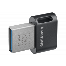 Samsung MUF-256AB/APC Pendrive 256GB USB 3.1 FIT Plus hasta 400 MB/s Lectura. Diseño Ultra-Compacto, Resistente Agua, Golpes y Temperatura