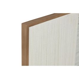 Cuadro Urban DKD Home Decor Crema Natural 3 x 80 x 80 cm (2 Unidades)