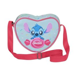 Karactermania Lilo y Stitch Bolso Corazón Casual 15,5x21x6,5cm Poliéster Azul