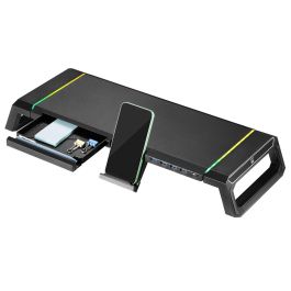 Ewent EW1268 Elevador Soporte Monitor RGB con Cajón de Almacenamiento, Soporte para Smartphone y 4 Puertos USB 3.0 Precio: 29.79000035. SKU: B16GLHGMVX