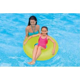 Intex Flotador Rueda Neon 91cm (+8 años) para Piscina y Playa