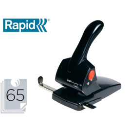 Rapid 20922601 Taladro Gran Capacidad Negro 65 Hojas 2 Huecos Precio: 74.50000008. SKU: S8415873