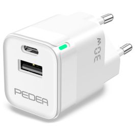 PEDEA 60040106 Cargador Rápido USB-C PD 30W 2 Puertos (USB-C + USB-A) 100-240V - Blanco Precio: 22.9295. SKU: B16W822P45
