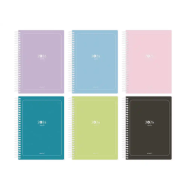 Antartik Agenda Espiral 2026 Essentials Expositor 8 Unidades Surtidas Precio: 187.8525. SKU: B18LERS37W