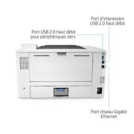HP 3PZ15A Impresora Láser Monocromo Enterprise M406DN Dúplex Automático 40 ppm Ethernet Seguridad HP Wolf Pro Blanca