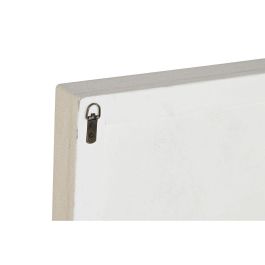 DKD Home Decor Decoración de Pared Scandi Blanco MDF 80x80x6.5 cm Arcos Escalera