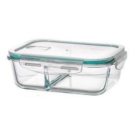 Ovenza Fiambrera de Borosilicato 1040ml con 2 Compartimentos, Hermética, Apta para Horno y Microondas Ovenza Fiambrera de Borosilicato 1040ml con 2 Compartimentos, Hermética, Apta para Horno y Microondas Precio: 6.7899997. SKU: B19SEL69WC
