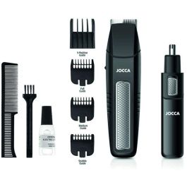 KIT barba 5 en 1 - JOCCA - 1439 - 3V - 4 peines - Negro y acero inoxidable Precio: 24.50000014. SKU: B13FD7NDFH