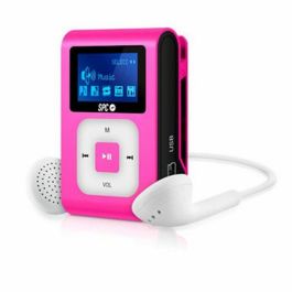 Reproductor MP3 SPC Clip 8648P FM 8 GB Rosa Reproductor MP3 SPC Clip 8648P FM 8 GB Rosa
