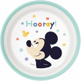 Thermobaby THE3023190132662 Pack Comida Disney Mickey 2ª Edad con 3 Platos, Taza y Cuchara
