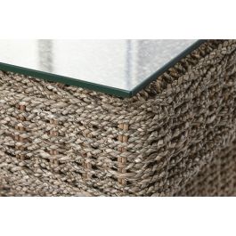 DKD Home Decor Indo 1c25 Sofá de Jardín/Salón Natural Fibra y Teca, Set 3 Piezas con Cojines, 192 cm Ancho DKD Home Decor Indo 1c25 Sofá de Jardín/Salón Natural Fibra y Teca, Set 3 Piezas con Cojines, 192 cm Ancho