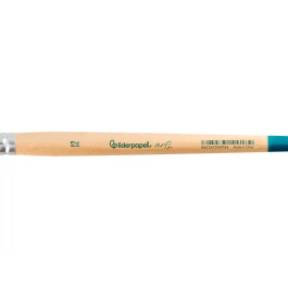 Liderpapel Pincel N 12 Punta Filbert Lengua de Gato Pelo Sintético Certificado para Acrílica, Acuarela y Gouache