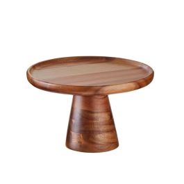 Leone Pastelera de Madera de Acacia Redonda 30 cm Diámetro 15 cm Altura - Colección Acacia Precio: 56.89000009. SKU: B198YYYNFZ
