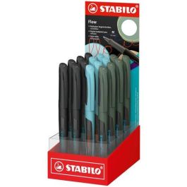 Boligrafo Stabilo Flow 0,5 Surtido Expositor De 16 (Tinta Azul) (6X Negro, 5X Bosque, 5X Azul Purista) Precio: 117.95000019. SKU: B1JS4BKVXL