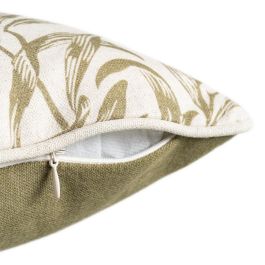 Cojín Hojas Decoración 45 X 30 cm