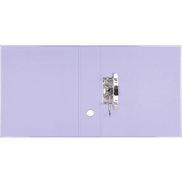 Liderpapel Archivador de Palanca Color System A4 Lavanda, Lomo 80 mm, Compresor Metálico, 2 Anillas