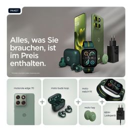 Motorola Edge 70 12GB RAM 512GB Lily Pad Verde Android 16.0 Cámara 50MP 5G