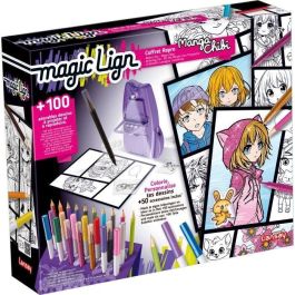 Lansay LAN3181860205303 Magic Lign Caja Repro Manga Chibi 100 ilustraciones - A partir de 7 años