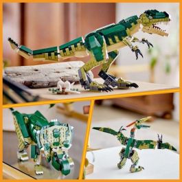 LEGO 31151 Creator T-rex 3 en 1: Dinosaurio de juguete construible Triceratops o Pterodáctilo