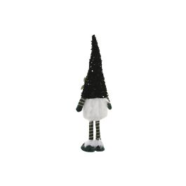 DKD Home Decor Figura de Gnomo de Navidad Tradicional de Poliéster Verde y Rojo, 9x49x13 cm (Set de 4 Unidades Surtidas)
