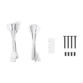 Thermaltake CT200 Ventilador para PC de 200mm Blanco con Iluminación ARGB Sync, 500-900 RPM, 131.6 CFM, 1 Unidad