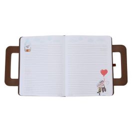 Loungefly Cuaderno Adventure Book 15th Anniversary Up Disney Pixar de Cuero Vegano con Notas Adhesivas