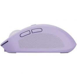 Ratón Inalámbrico por Bluetooth Trust Ozaa Compact Wireless/ Batería recargable/ Hasta 3200 DPI/ Morado Ratón Inalámbrico por Bluetooth Trust Ozaa Compact Wireless/ Batería recargable/ Hasta 3200 DPI/ Morado