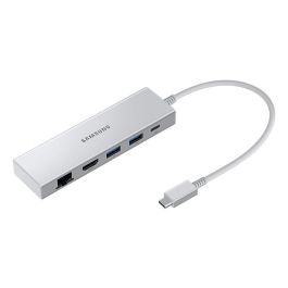Samsung Adaptador Multiport 5 en 1 EE-P5400 Plata, Hub USB-C con HDMI 4K, USB 3.2 y Ethernet Precio: 83.49999944. SKU: B13RQDGX7Y