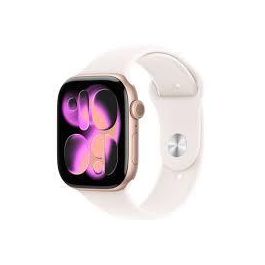 Apple MEV64WF Watch Series 11 GPS 46mm Rose Gold Aluminum Case con Light Blush Sport Band S/M Precio: 533.69000036. SKU: B156MWC2X8