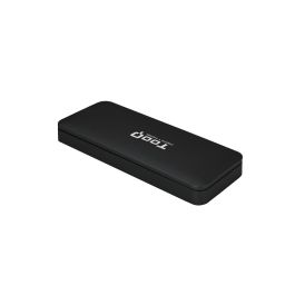 TooQ TQE-2280B Caja Externa para Disco SSD M.2 NVMe USB 3.1 Gen2 Tipo C Compatible M-Key M+B Key 2230/2242/2260/2280 Aluminio Negro Sin Tornillos