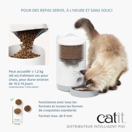 CATIT - PIXI Dispensador de croquetas para gatos conectado - 1,2 kg (controlado por una aplicación) CATIT - PIXI Dispensador de croquetas para gatos conectado - 1,2 kg (controlado por una aplicación)