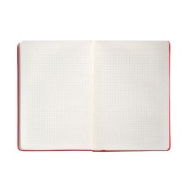 Cuaderno Con Gomilla Antartik Notes Tapa Dura A4 Hojas Cuadricula Rojo 100 Hojas 80 gr Fsc