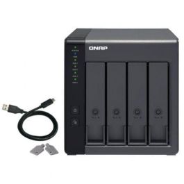 Qnap TR-004 Caja de Expansión USB para 4 Unidades SATA de 3.5" o 2.5", RAID Hardware, USB 3.2 Gen 1 Precio: 261.89000057. SKU: B1KAJ5PEZA